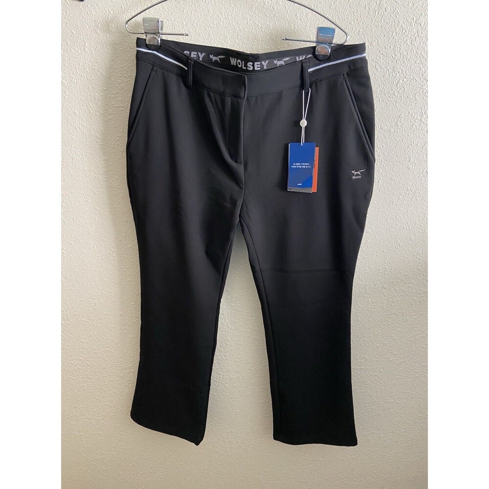 Wolsey Black Golf Pants Mens Size 32x28